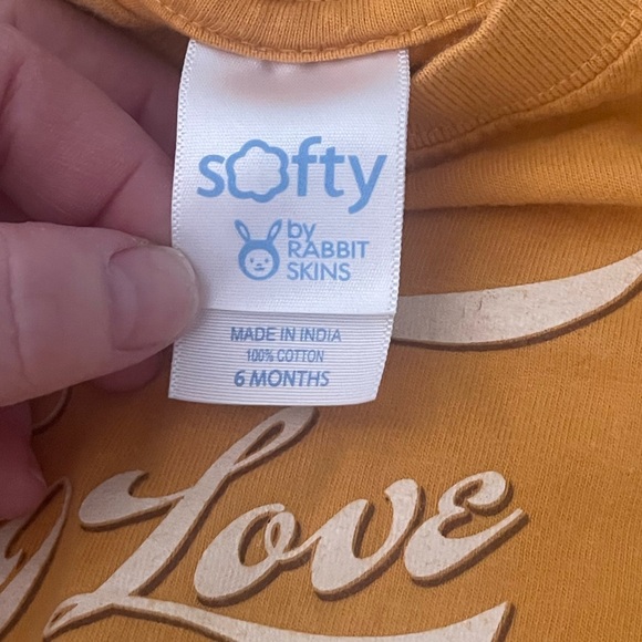Softy by Rabbit Skins baby onesie 6m. 3itemsfor$20 - Picture 8 of 8
